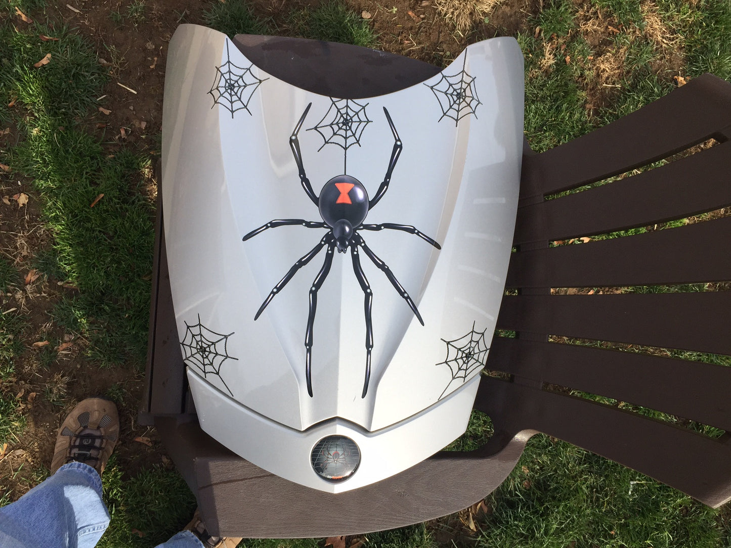 3D Widow Maker Spiders & Webs Decal Set