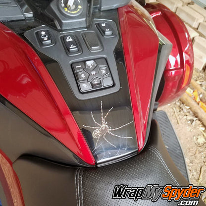 Wolf Spider mounted on 2020 BRP Spyder RT switch panel