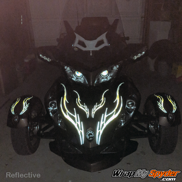 Barbwire-lightning Yellow Reflective