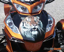 Yellow Tiger Frunk wrap for all Spyder models
