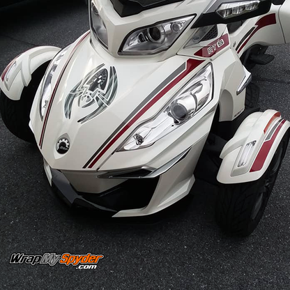 break-stripe-Burgundy - Charcoal