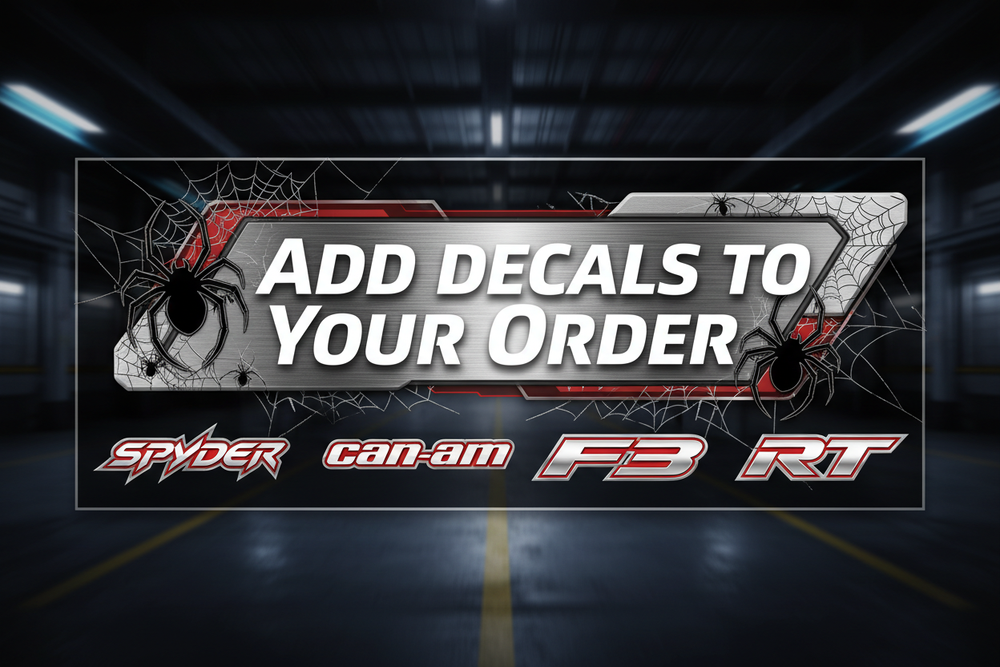 Can-Am Spyder Decals Promotional Banner