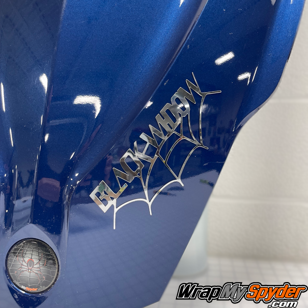 chrome-Blackwidow-emblem-web-for-can-am-spyders-fits-all-models-place-as-desired