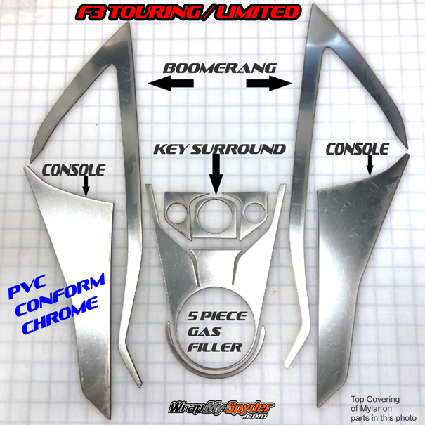 F3 Limited Conform Chrome PVC products for F3 Limited - Touring models