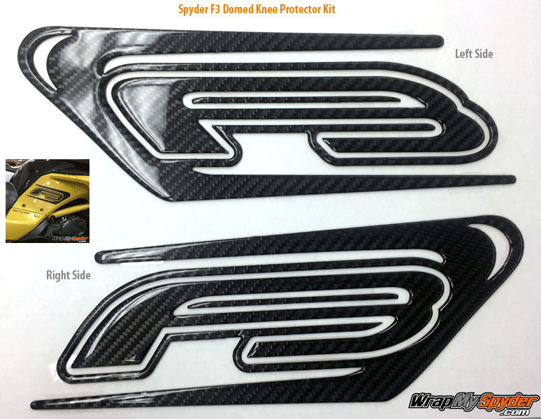F3 Knee Protection Kit - 3D Domed F3 Text