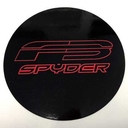 F3 Spyder emblem cover