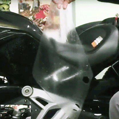 Clear Paint Protection Film Spyder F3 Knee Panel