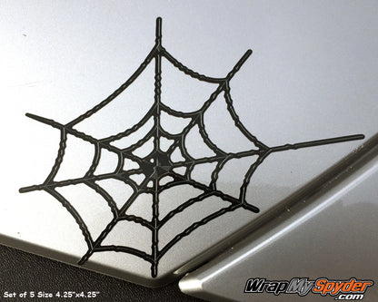 3D Widow Maker Spiders & Webs Decal Set