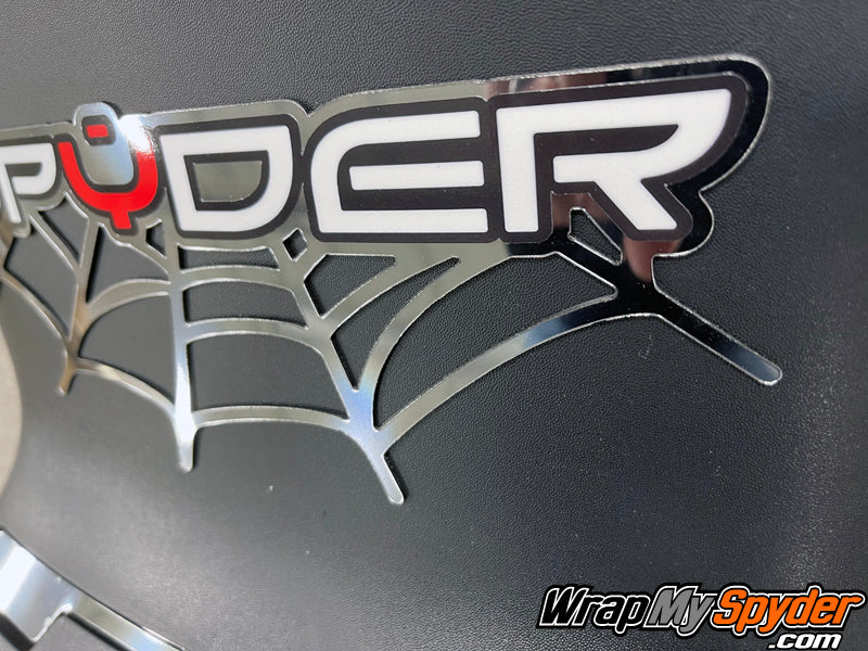 Chrome emblem for Can-am Spyder chrome accent universal fit