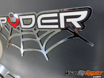 Chrome emblem for Can-am Spyder chrome accent universal fit
