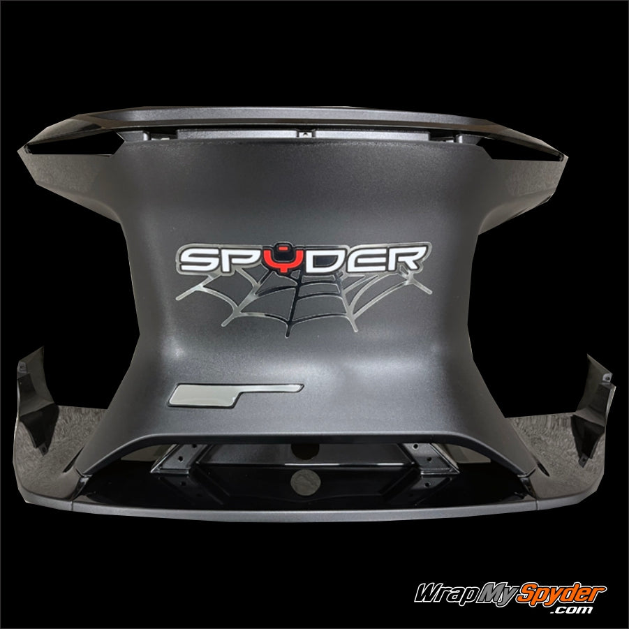 Chrome Spyder with web universal fit emblem for Can-am Spyder