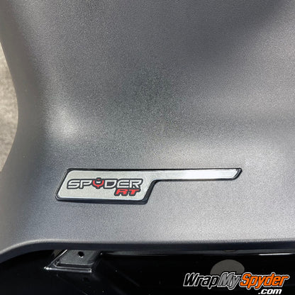 2020-22+ Can-am Spyder RT Chrome front bumper insert RT Text.