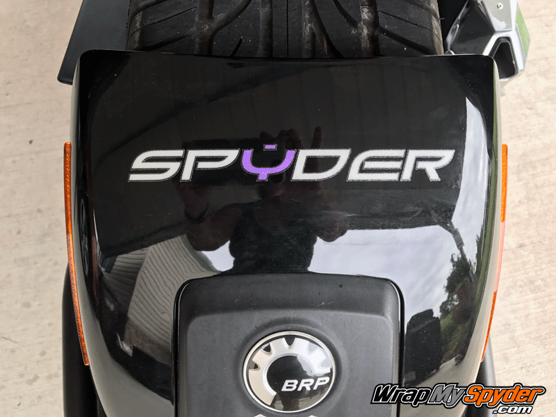 spyder-text-purple custom with Sparkle Glitter