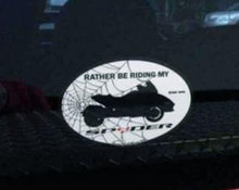 Rather Be Riding My Spyder Decal Set