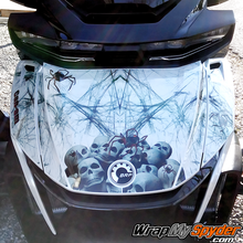 2020+BRP Can-am Spyder RT Limited-Widows-Dinner-frunk wrap kit sold as DIY. produced on transparent film.