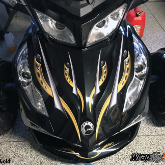 BRP Can-am Spyder Cosmos-Gold graphics kit