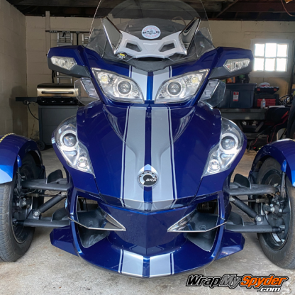 BRP Can-am Spyder RT GT Racing Stripes -Silver-Metallic