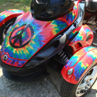 Tie Dye wrap kit for Can am Spyder RS