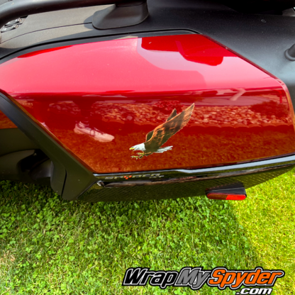Can-am-Spyder-eagle-wrap-for-side-saddlebags-and-frunk-shape-cut-to-look-like-air-brush-but-peel-and-stick-wrap