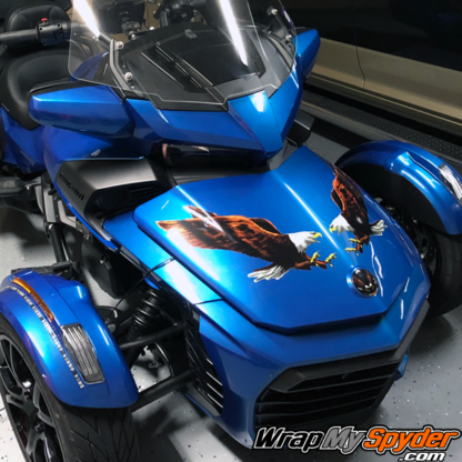 Flying Eagles decal set for Can-am Spyders. Cut to shape to appear like custom air-brush this high resolution image