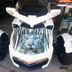 White Tiger F3 Frunk wrap