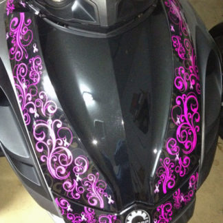 Pink Ribbon Swirl