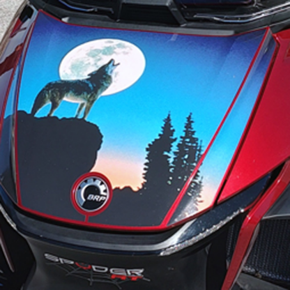 Wolf-Cry-frunk-wrap-for-can-am-Spyders