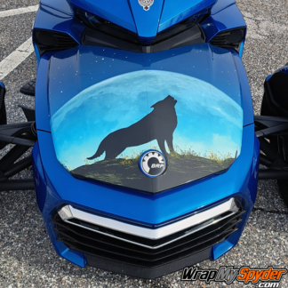 Wolf-Moon-Can-am-Spyder-frunk-wrap-wolf-image-for-Can-am-Spyder