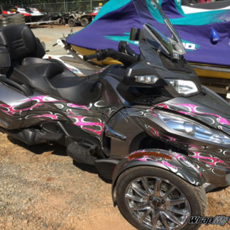 Pink Tribal Flame RT full side