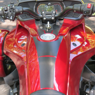 F3 Tank Protector Carbon Fiber textured