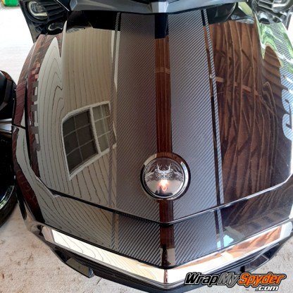 BRP Can-am Spyder F3-GT-Racing-Stripe-w-Can-am-Text-Textured-Carbon-Fiber-Black