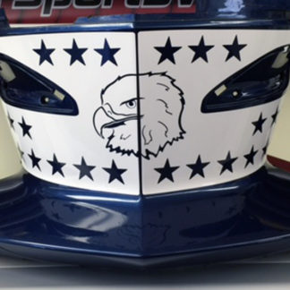 Eagle with stars front air-dam kit for 2010-2013 Spyder RT