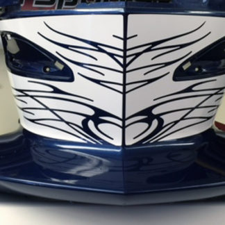 Tribal design air dam insert for Spyder RT 2010-2013