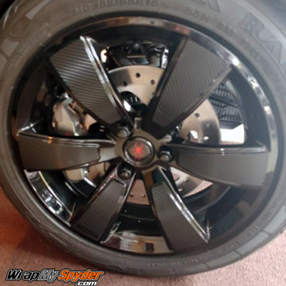 Spider Wheel-Center-cap-Red