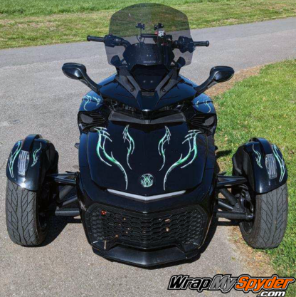 Can-am-Spyder-decal-set-Barbwire-101-Teal-Aqua-color-multi-piece-graphcis-kit-for-all-model-Spyders