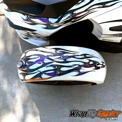 Purple-Tribal-Flames-classic-style-fenders
