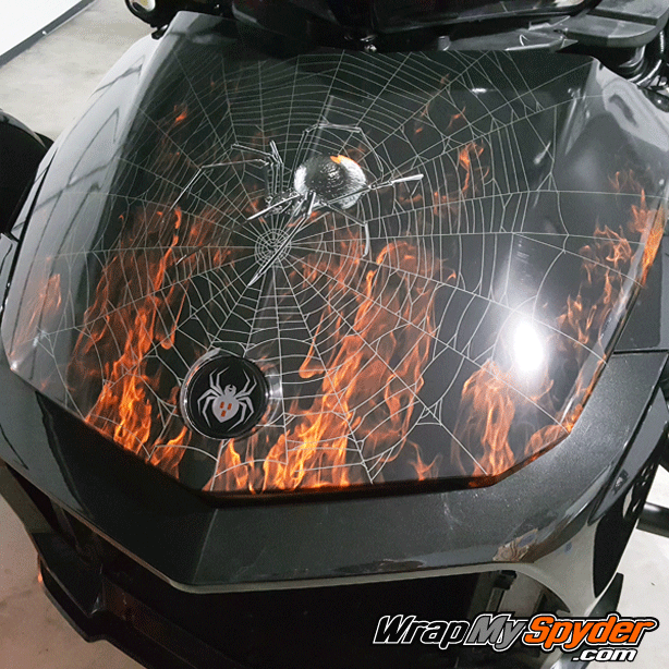 Hot Web Spyder frunk wrap