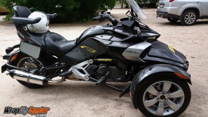 BRP Can-am Spyder F3-Knee-Panle-cutout-w-Yellow