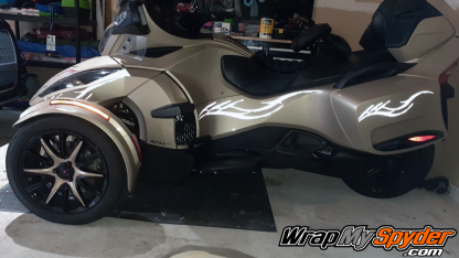 2014-2019 BRP Can-am Spyder RT Wheel kit Light-Gold-Metallic
