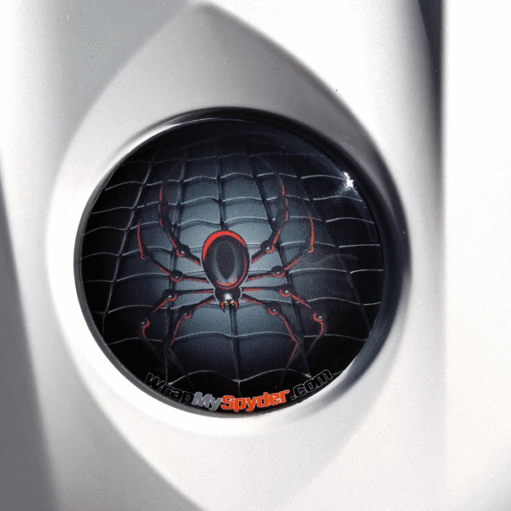 BRP emblem-cover Black-Red