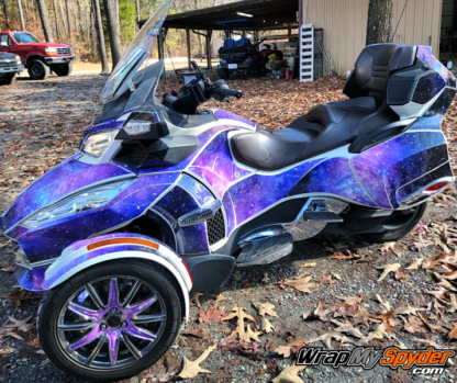 Galaxy Space-bike-wrap-for-BRP-Can-am-Spyder-RT--RT-Limited--trikes