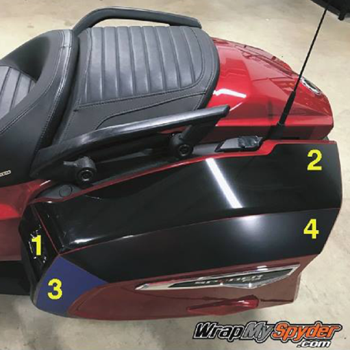 F3 saddle-bag-tops 4 piece kit
