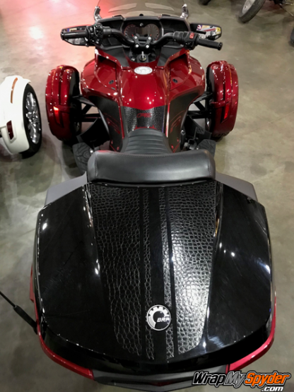 Daytona-top-case-Alligator Skin for Spyder F3
