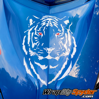 Tiger Head front truck graphic for BRP Can-am Spyder