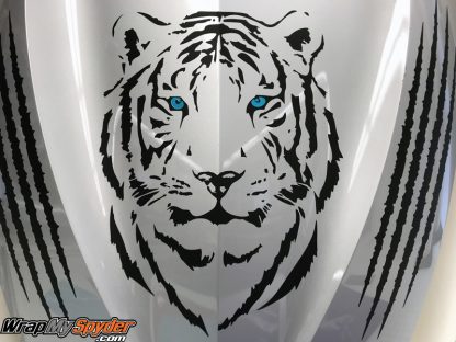 BRP Can-am Spyder Tiger-head-decal kit. for all model Spyders.