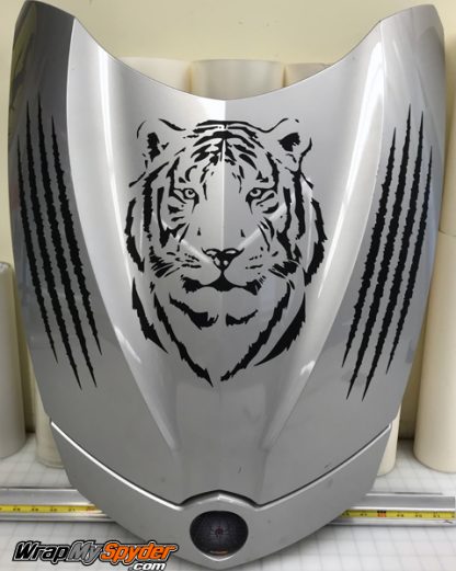 Can-am Spyder Tiger-head-decal kit. for all model Spyders