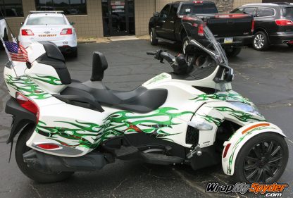 Tribal Green Spyder graphics kit