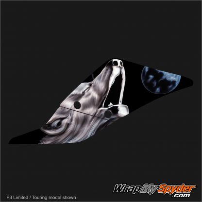 Image Sample BRP Can-am Spyder F3 WOLF-Alpha-Dog knee panel kit
