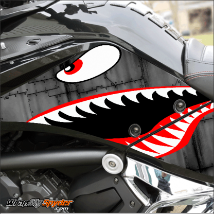 Can-am Spyder F3 P40-Warhawk-Knee-Panel-kit