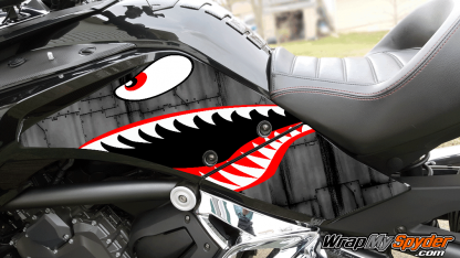 BRP Can-am Spyder F3 P40-Warhawk-Knee-Panel-kit